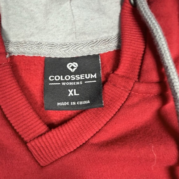 Colosseum Ohio State Buckeyes Hoodie Women's XL Red Embroidered GUC - Picture 4 of 5